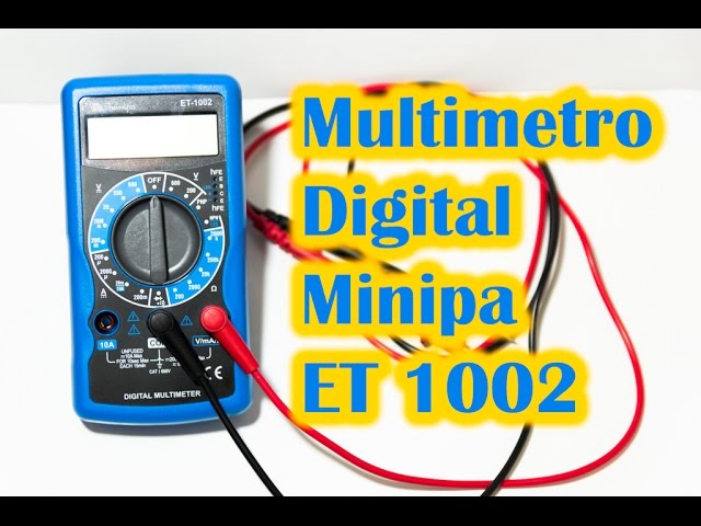 Minipa ET-1002 Multímetro Digital
